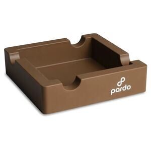 Pardo‎ Ashtray Modern Square Brown Cigar Cigarette Rest New